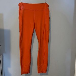 Orange Size 10 Lululemon leggings ! Only worn once!